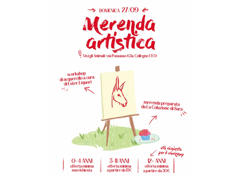 Merenda Artistica - Workshop di Acquerello al Rifugio 🎨🐷