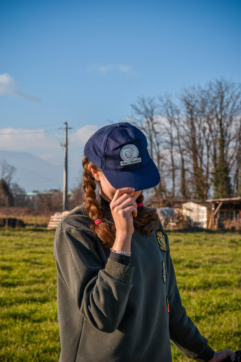 Berretto con Visiera e Scritta